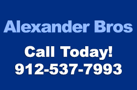 Alexander Bros. Call today! 912-537-7993